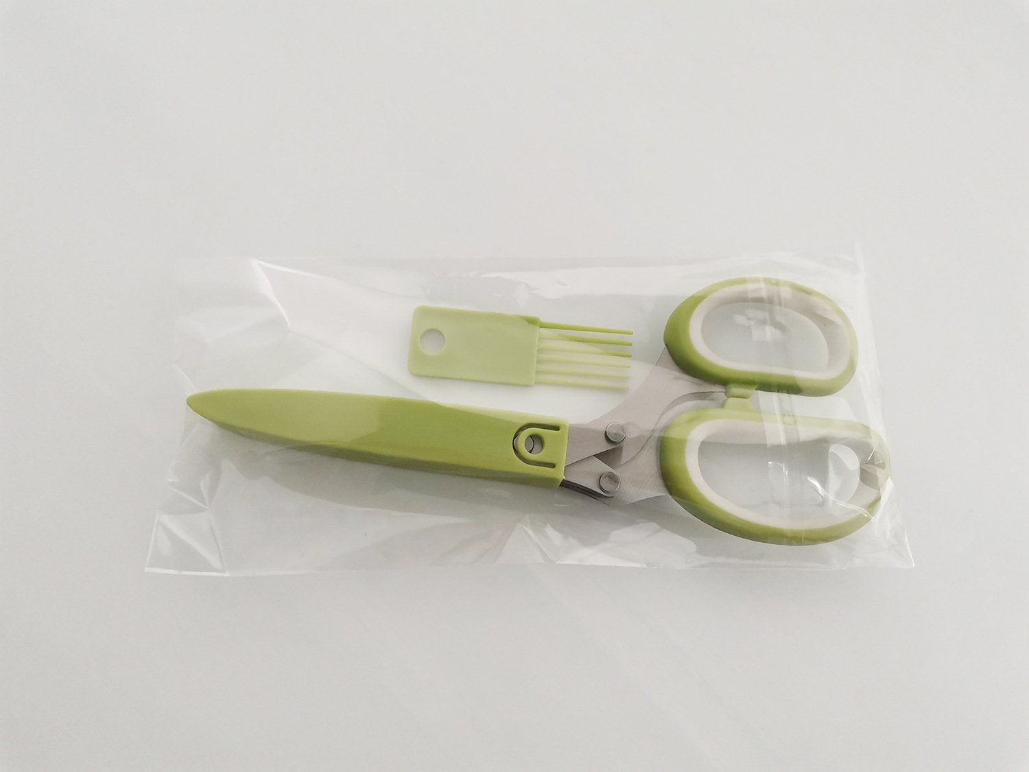 Multifunctional Stainless Steel Knives Scissors Scallion Cutter - Image 3